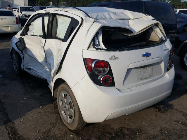 1G1JA6SH4D4176760 - 2013 CHEVROLET SONIC LS 白色 照片 3