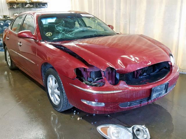 2G4WD582461195997 - 2006 BUICK LACROSSE C MAROON photo 1