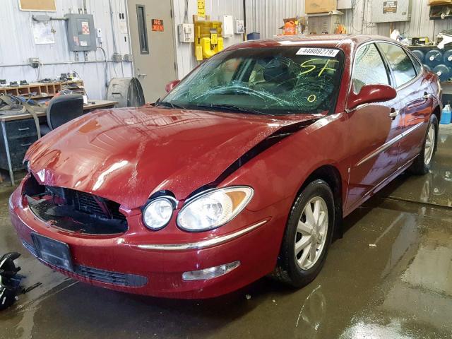 2G4WD582461195997 - 2006 BUICK LACROSSE C MAROON photo 2