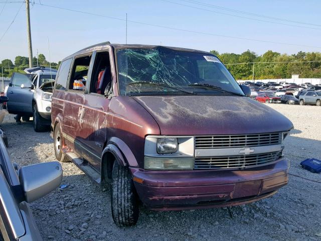 1GNDM19W7VB223948 - 1997 CHEVROLET ASTRO BURGUNDY photo 1