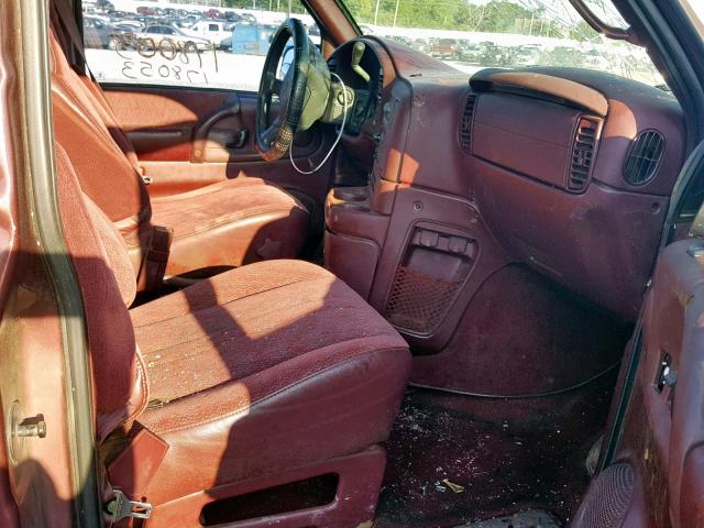 1GNDM19W7VB223948 - 1997 CHEVROLET ASTRO BURGUNDY photo 5