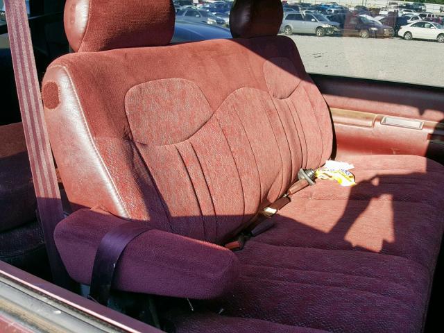 1GNDM19W7VB223948 - 1997 CHEVROLET ASTRO BURGUNDY photo 6