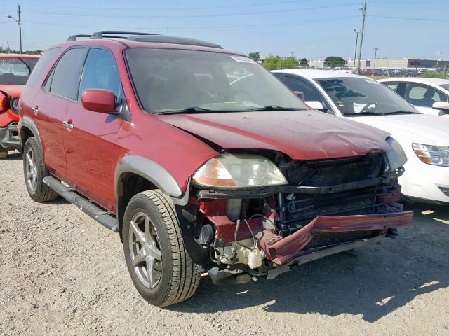 2HNYD18602H522979 - 2002 ACURA MDX TOURIN MAROON photo 1