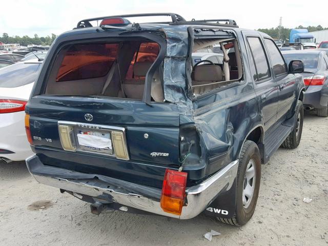 JT3VN29V3S0054398 - 1995 TOYOTA 4RUNNER VN GREEN photo 4