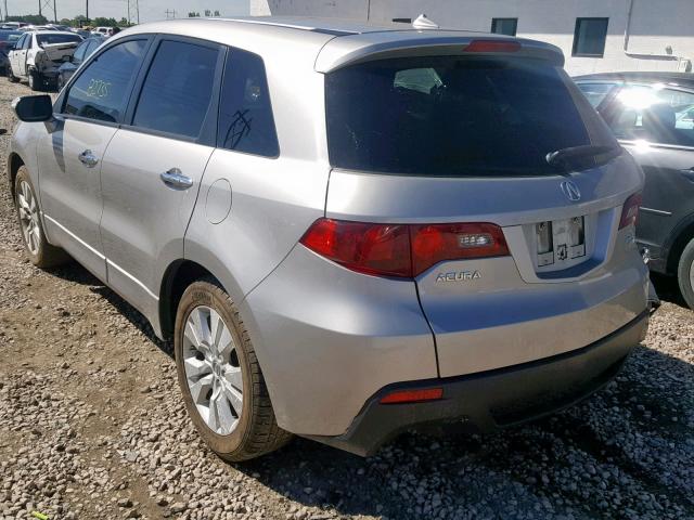 5J8TB1H58BA005555 - 2011 ACURA RDX TECHNO SILVER photo 3