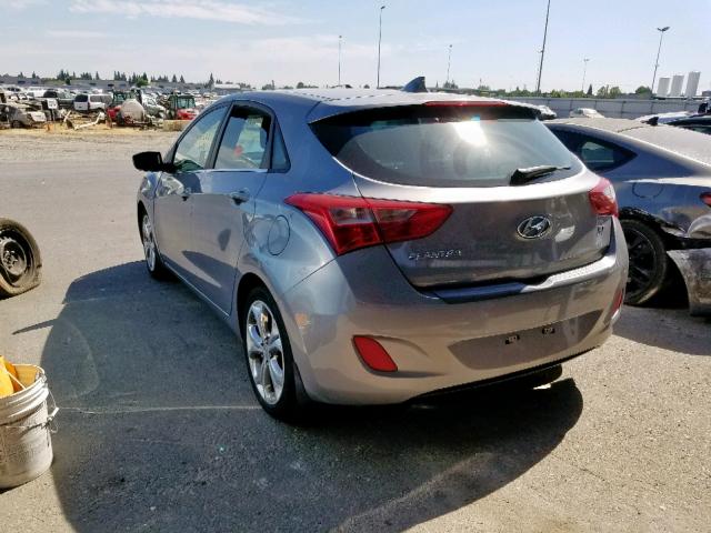 KMHD35LE4DU081303 - 2013 HYUNDAI ELANTRA GT GRAY photo 3