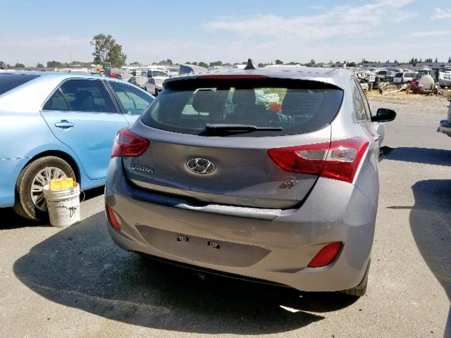 KMHD35LE4DU081303 - 2013 HYUNDAI ELANTRA GT GRAY photo 4