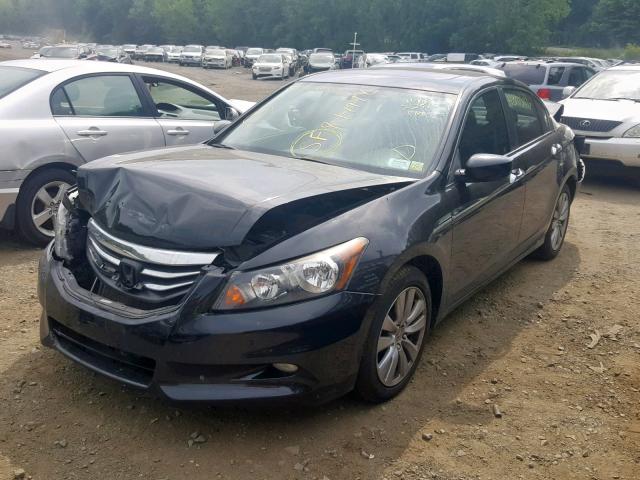 1HGCP3F89CA017824 - 2012 HONDA ACCORD EXL BLACK photo 2