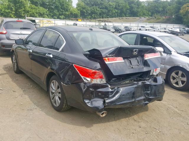 1HGCP3F89CA017824 - 2012 HONDA ACCORD EXL BLACK photo 3