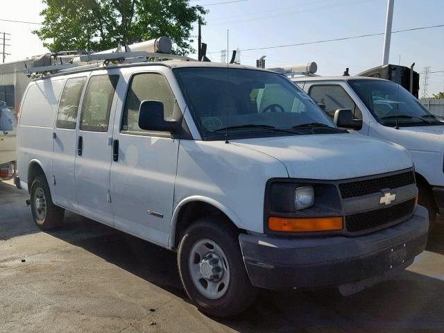 1GCGG25V961180382 - 2006 CHEVROLET EXPRESS G2 WHITE photo 1