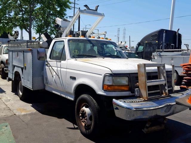 1FDLF47G5TEA77116 - 1996 FORD F SUPER DU WHITE photo 1