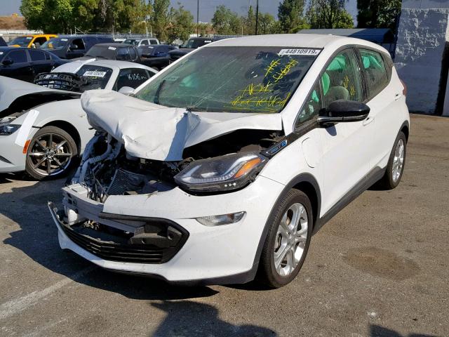 1G1FW6S08H4129805 - 2017 CHEVROLET BOLT EV LT WHITE photo 2