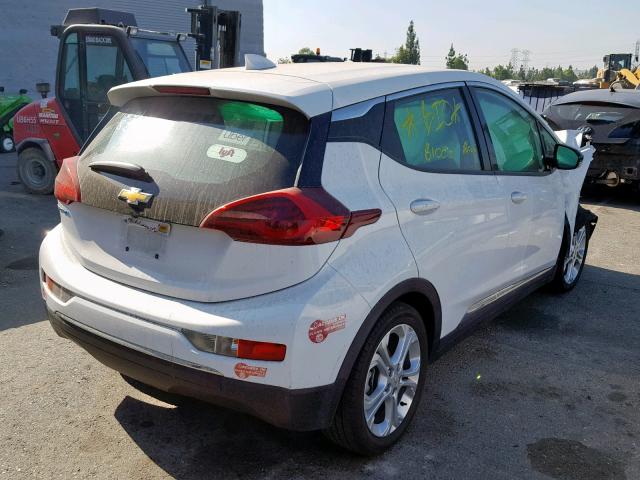 1G1FW6S08H4129805 - 2017 CHEVROLET BOLT EV LT WHITE photo 4