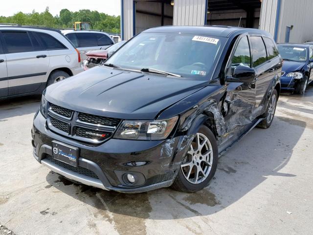 3C4PDDEGXJT514765 - 2018 DODGE JOURNEY GT BLACK photo 2