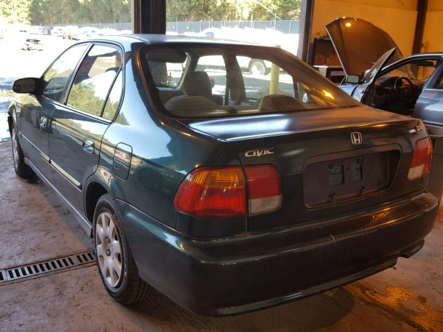 2HGEJ6617YH523420 - 2000 HONDA CIVIC BASE GREEN photo 3