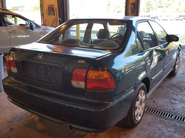 2HGEJ6617YH523420 - 2000 HONDA CIVIC BASE GREEN photo 4