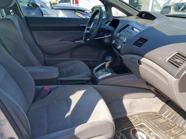 1HGFA16587L142834 - 2007 HONDA CIVIC LX SILVER photo 5