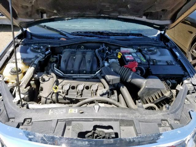 3FAHP0JG2CR212306 - 2012 FORD FUSION SEL GRAY photo 7