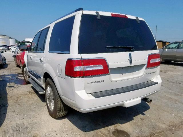 5LMFU28588LJ14261 - 2008 LINCOLN NAVIGATOR WHITE photo 3