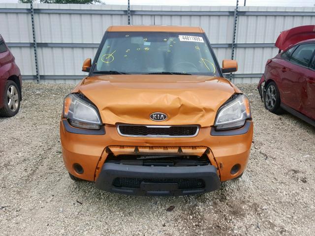 KNDJT2A20B7257516 - 2011 KIA SOUL +/!/S ORANGE photo 9