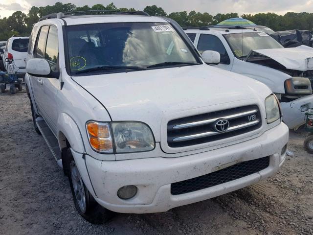 5TDBT48A33S202546 - 2003 TOYOTA SEQUOIA LI WHITE photo 1