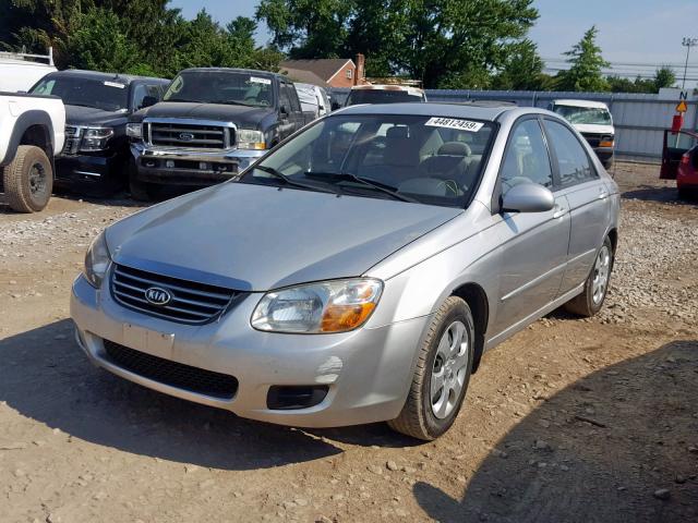 KNAFE222095652765 - 2009 KIA SPECTRA EX SILVER photo 2