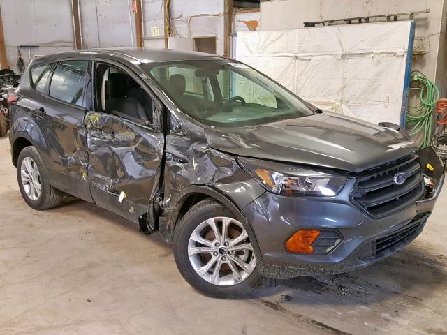 1FMCU0F75KUA52222 - 2019 FORD ESCAPE S GRAY photo 1