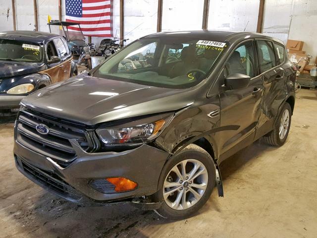 1FMCU0F75KUA52222 - 2019 FORD ESCAPE S GRAY photo 2