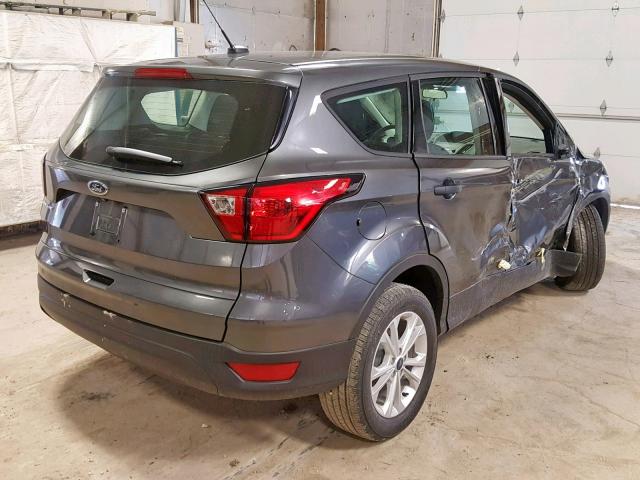 1FMCU0F75KUA52222 - 2019 FORD ESCAPE S GRAY photo 4