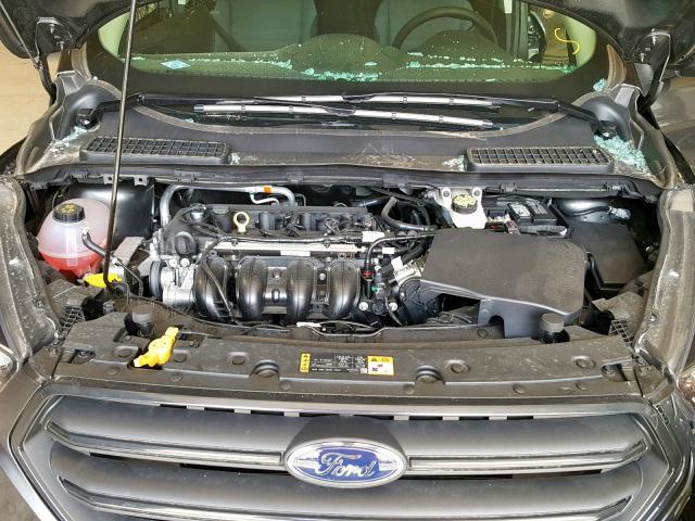 1FMCU0F75KUA52222 - 2019 FORD ESCAPE S GRAY photo 7