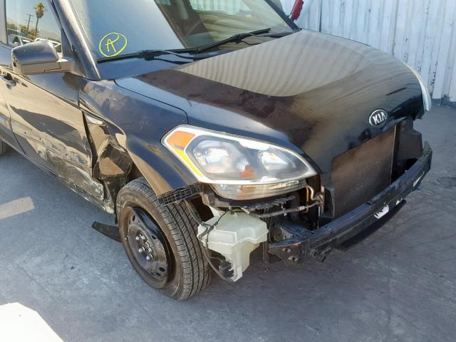 KNDJT2A56D7621094 - 2013 KIA SOUL BLACK photo 9