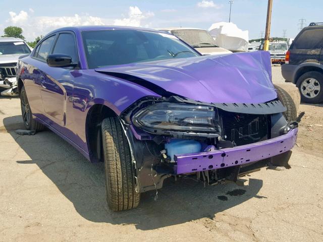 2C3CDXJG3KH559325 - 2019 DODGE CHARGER SX PURPLE photo 1