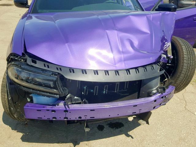 2C3CDXJG3KH559325 - 2019 DODGE CHARGER SX PURPLE photo 7