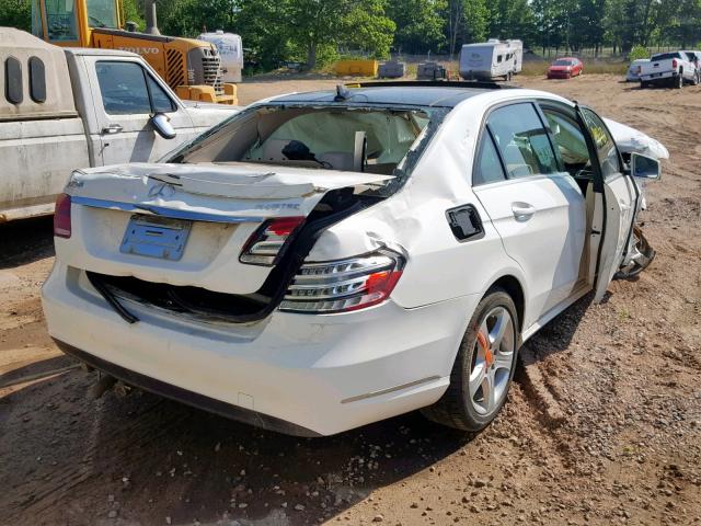 WDDHF9HB1EA977540 - 2014 MERCEDES-BENZ E 250 BLUE WHITE photo 4