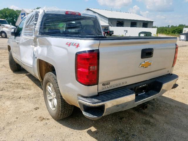 3GCUKREC5FG105592 - 2015 CHEVROLET SILVERADO SILVER photo 3