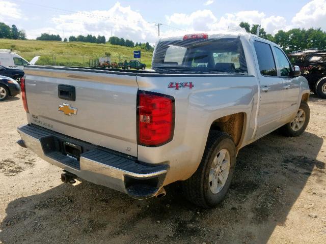 3GCUKREC5FG105592 - 2015 CHEVROLET SILVERADO SILVER photo 4