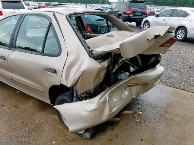 1G1JF5240Y7258062 - 2000 CHEVROLET CAVALIER L TAN photo 9