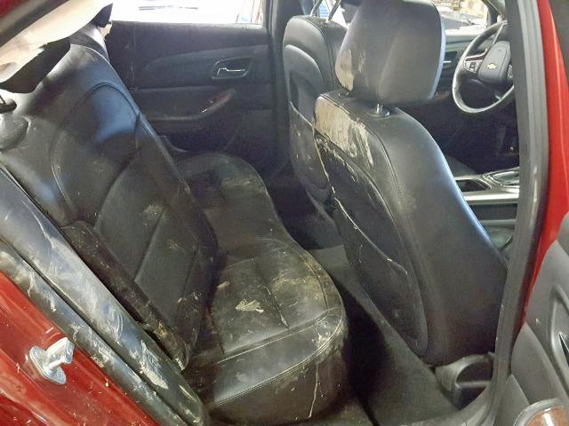 1G11J5SX3DF187299 - 2013 CHEVROLET MALIBU LTZ წითელი ფოტო 6
