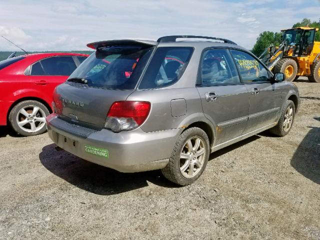 JF1GG68555G818678 - 2005 SUBARU IMPREZA OU SILVER photo 4