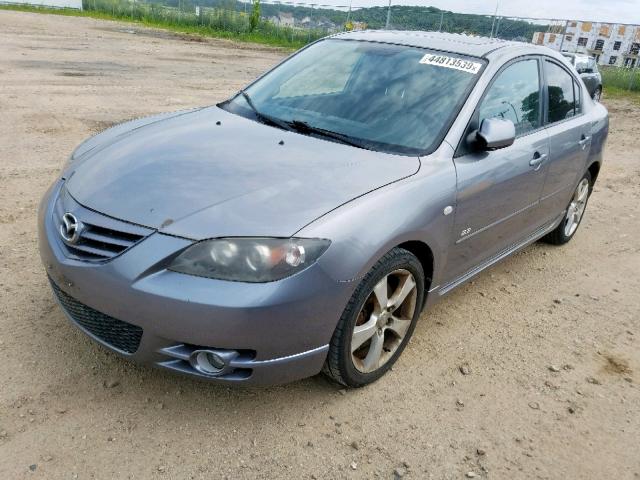 JM1BK323661422109 - 2006 MAZDA 3 S GRAY photo 2