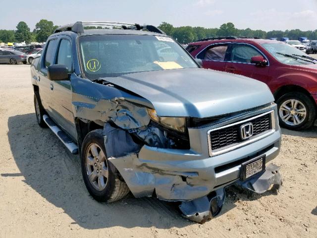 2HJYK16348H512867 - 2008 HONDA RIDGELINE BLUE photo 1