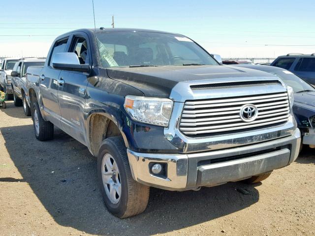 5TFHY5F10EX356617 - 2014 TOYOTA TUNDRA CRE BLACK photo 1