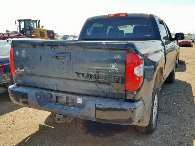 5TFHY5F10EX356617 - 2014 TOYOTA TUNDRA CRE BLACK photo 4