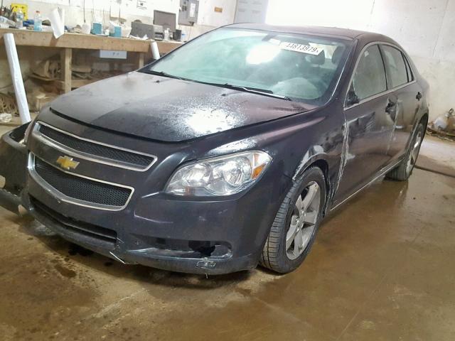 1G1ZC5E19BF309116 - 2011 CHEVROLET MALIBU 1LT BLACK photo 2