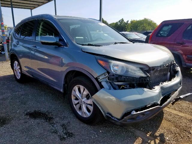 JHLRM3H74CC007439 - 2012 HONDA CR-V EXL GRAY photo 1