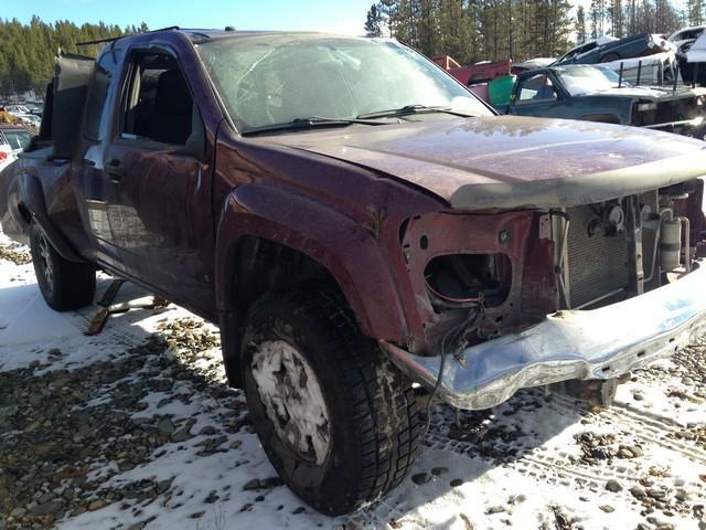 1GCDT19E078156189 - 2007 CHEVROLET COLORADO MAROON photo 1