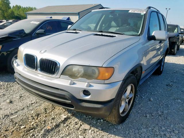 WBAFA53571LP24910 - 2001 BMW X5 3.0I SILVER photo 2