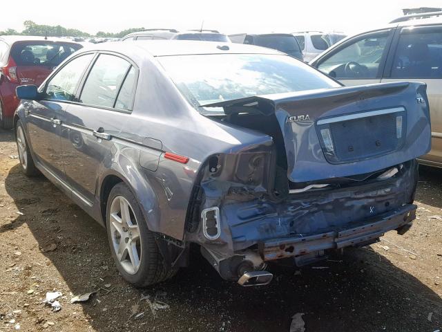 19UUA66276A043913 - 2006 ACURA 3.2TL GRAY photo 3