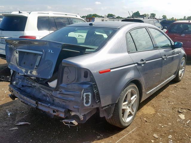 19UUA66276A043913 - 2006 ACURA 3.2TL GRAY photo 4