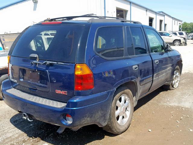 1GKDT13SX32117724 - 2003 GMC ENVOY BLUE photo 4